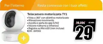 MediaWorld Telecamera motorizzata TY1 offerta