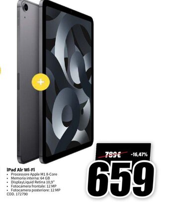 MediaWorld iPad Air Wi-Fi offerta