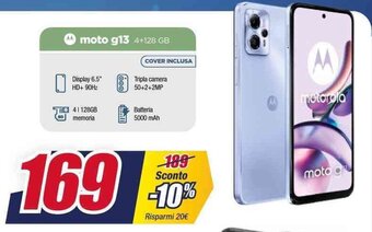 Trony motorola moto g13 offerta