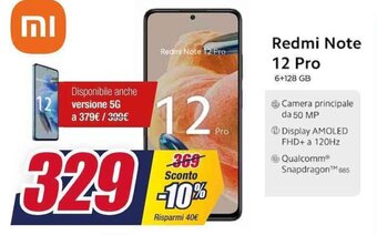 Trony Redmi Note 12 Pro offerta