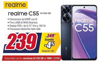 Trony realme C55 offerta