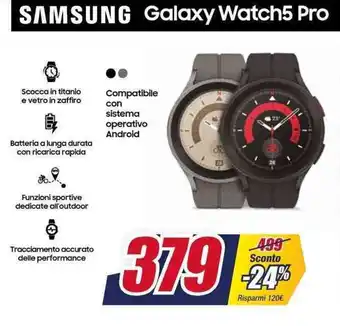 Trony SAMSUNG Galaxy Watch5 Pro offerta