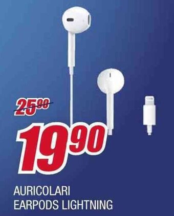 Trony AURICOLARI EARPODS LIGHTNING offerta