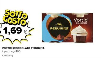 Oasi VORTICI CIOCCOLATO PERUGINA 4 pezzi - gr 400 offerta