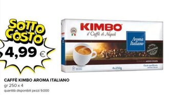 CAFFÈ KIMBO AROMA ITALIANO gr 250 x 4