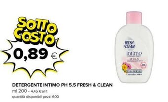 Oasi DETERGENTE INTIMO PH 5.5 FRESH & CLEAN ml 200 offerta