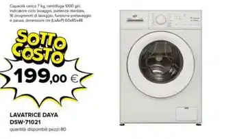 Oasi LAVATRICE DAYA DSW-71021 offerta