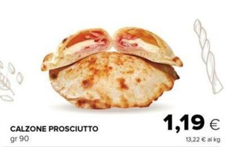 CALZONE PROSCIUTTO gr 90