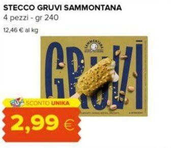 Oasi STECCO GRUVI SAMMONTANA 4 pezzi - gr 240 offerta