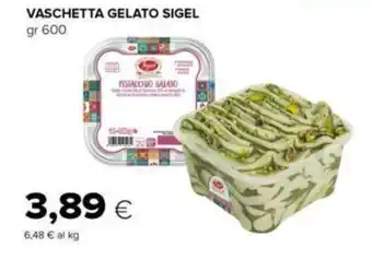 Oasi VASCHETTA GELATO SIGEL gr 600 offerta