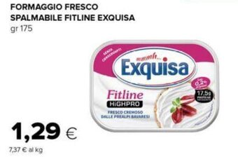 Oasi FORMAGGIO FRESCO SPALMABILE FITLINE EXQUISA gr 175 offerta