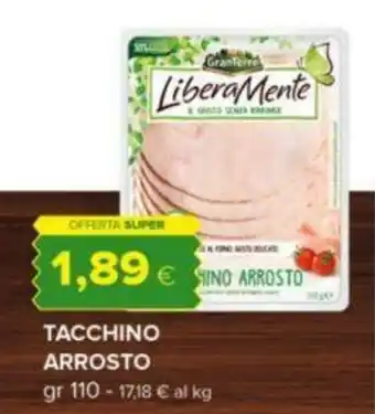 Oasi TACCHINO ARROSTO gr 110 offerta