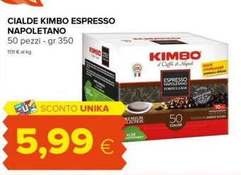 Oasi CIALDE KIMBO ESPRESSO NAPOLETANO 50 pezzi - gr 350 offerta
