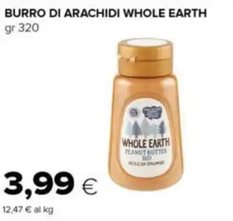 Oasi BURRO DI ARACHIDI WHOLE EARTH gr 320 offerta