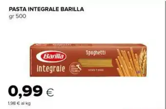 Oasi BARILLA PASTA INTEGRALE gr 500 offerta