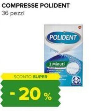 COMPRESSE POLIDENT 36 pezzi