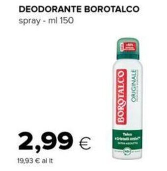 Oasi DEODORANTE BOROTALCO spray - ml 150 offerta
