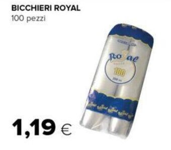 Oasi BICCHIERI ROYAL 100 pezzi offerta