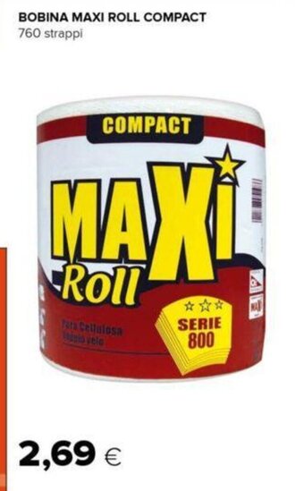 Oasi BOBINA MAXI ROLL COMPACT 760 strappi offerta
