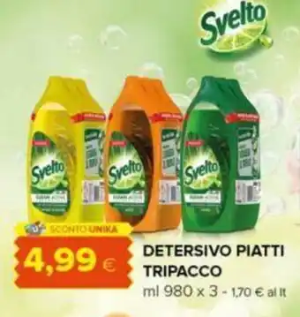 Oasi DETERSIVO PIATTI TRIPACCO ml 980 x 3 offerta