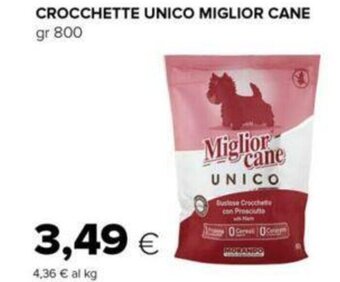 Oasi CROCCHETTE UNICO MIGLIOR CANE gr 800 offerta