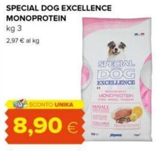 Oasi SPECIAL DOG EXCELLENCE MONOPROTEIN kg 3 offerta