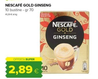 NESCAFÉ GOLD GINSENG 10 bustine - gr 70
