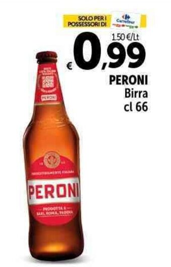 Carrefour Market PERONI Birra cl 66 offerta