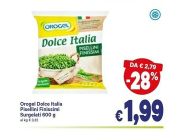 A&O Orogel Pisellini Dolce Italia 600 G(ml) offerta