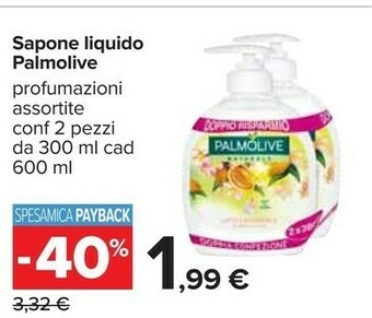 Carrefour Palmolive Sapone Liquido offerta