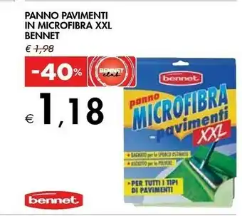 Bennet Bennet Pavimenti Panno In Microfibra offerta