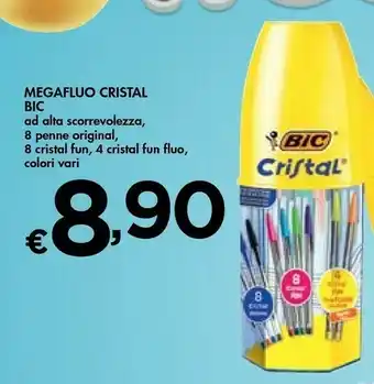 Bennet Bic Megafluo Cristal Penne/Cristal offerta