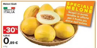 Carrefour Meloni Gialli