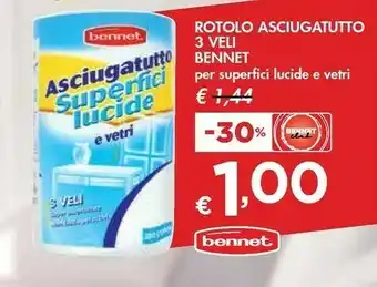 Bennet Bennet Rotolo Asciugatutto offerta