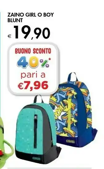 Bennet Zaino Girl O Boy Blunt offerta