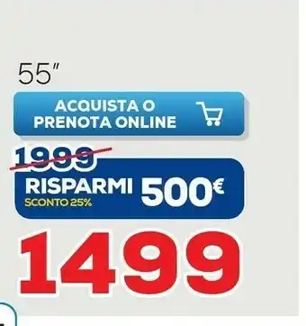 Euronics Samsung QN90A 138,7 Cm (54.6") 4K Ultra HD Smart TV Wi-Fi Nero offerta
