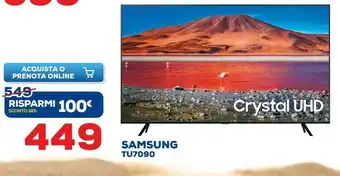 Euronics Samsung TU7090 TV offerta