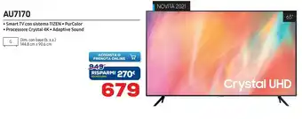 Euronics Samsung Crystal UHD AU7170 offerta
