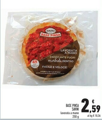 Conad Savini Base Pinsa offerta
