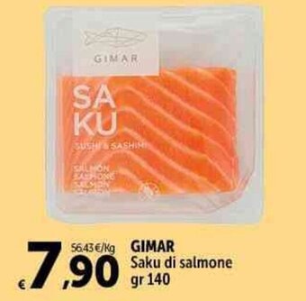Carrefour Market GIMAR Saku di salmone gr 140 offerta