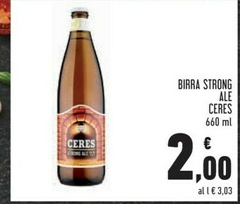 Conad Ceres Birra Strong Ale offerta