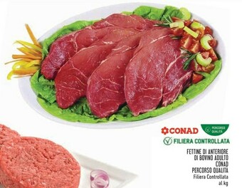 Conad Conad Fettine Di Anteriore Di Bovino Adulto offerta