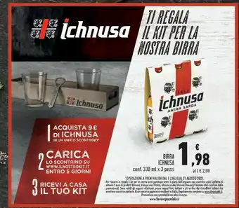 Conad Ichnusa Birra 330 G(ml) offerta