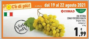 Conad Conad Uva Vittoria Percorso Qualita offerta
