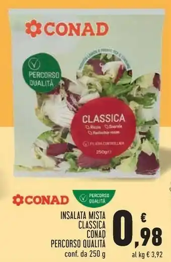 Conad Conad Insalata Mista Classica Percorso Qualita offerta