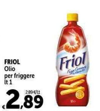 Carrefour Market FRIOL Olio per friggere lt 1 offerta