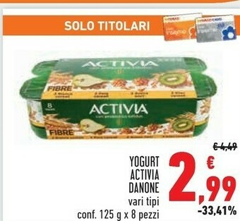Conad Danone Yogurt Activia offerta
