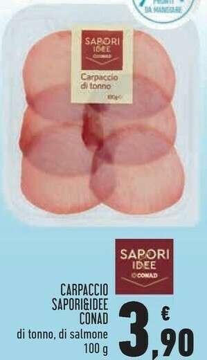 Conad City Conad - Carpaccio Di Salmone 100 G(ml) offerta