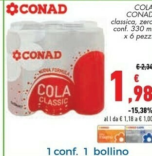 Conad Conad - Premium Cola 330 G(ml) offerta