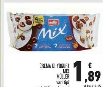 Conad Muller Crema Di Yogurt Mix offerta